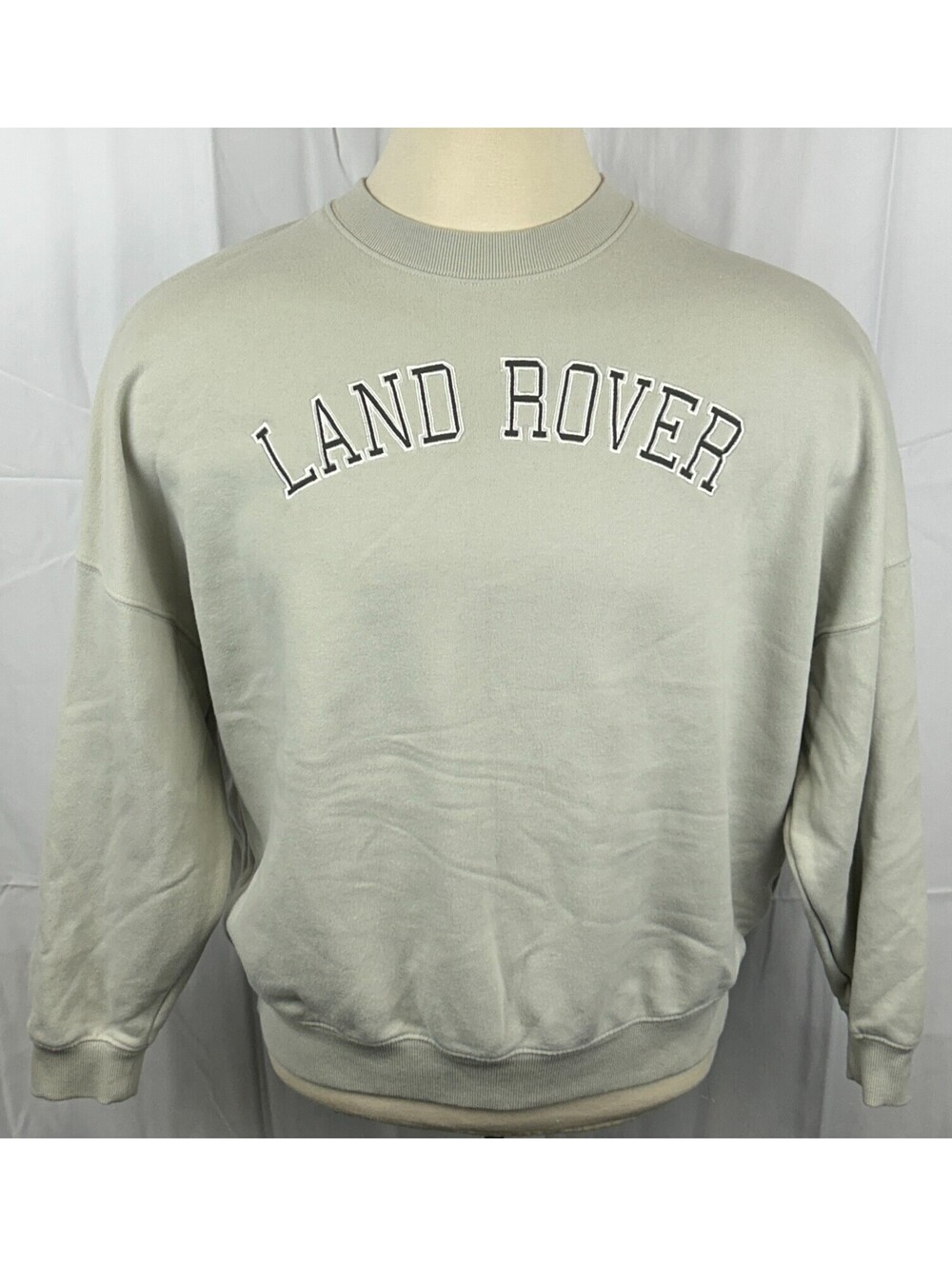 PacSun Land Rover Men's Small Spell Out Embroidered Crewneck Sweatshirt RN090233